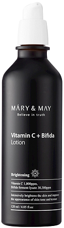 Mary&May~Увлажняющий лосьон с бифидобактериями и витамином С~Vitamine C+ Bifida Lotion