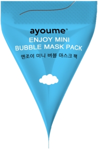 Ayoume~Очищающая пузырьковая маска~Enjoy Mini Bubble Mask Pack, 3г